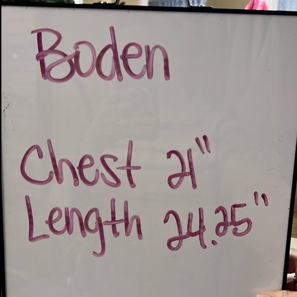 Boden Polly Marigold Yellow Crescent Print Peasant Blouse M/L - Picture 10 of 13